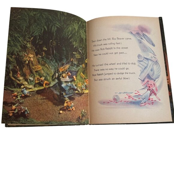 Safety Starring Roy Raccoon Rob Rabbit Book Two Pointers For Little Persons 1943 - Picture 11 of 16